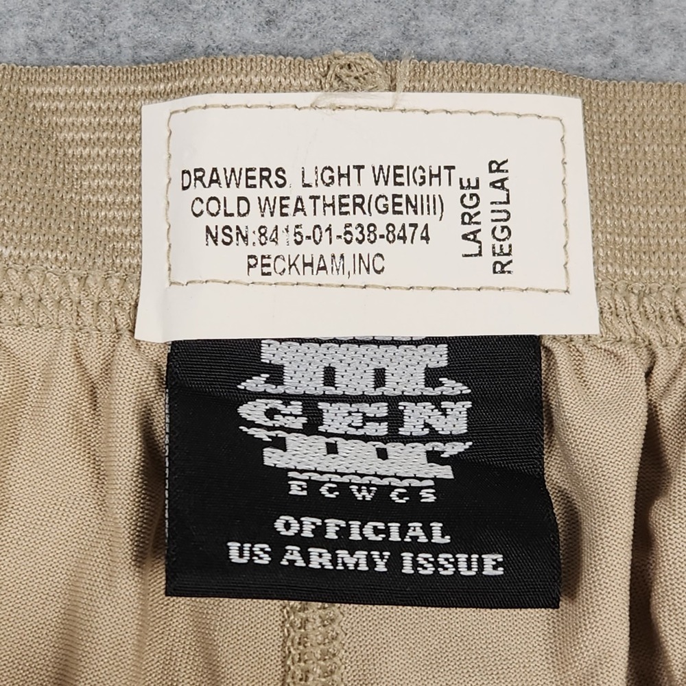 Army Gen III Drawers Large Set Midweight + Lightweight Polartec Power Dry Cold - Picture 14 of 16